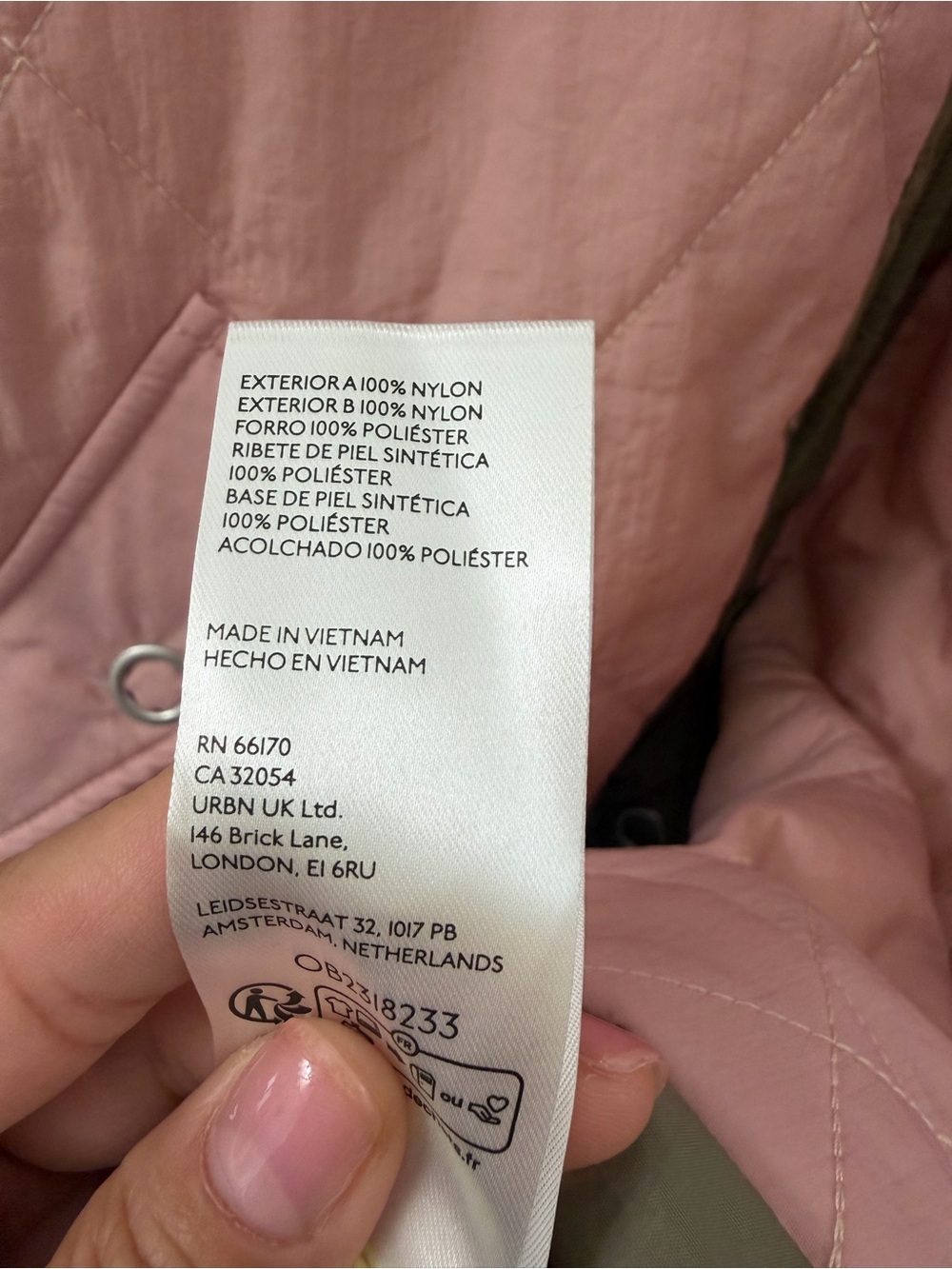 NWT- Pilcro Sherpa Fleece Collar Quilted Liner Coat (Size L) - Picture 14 of 16